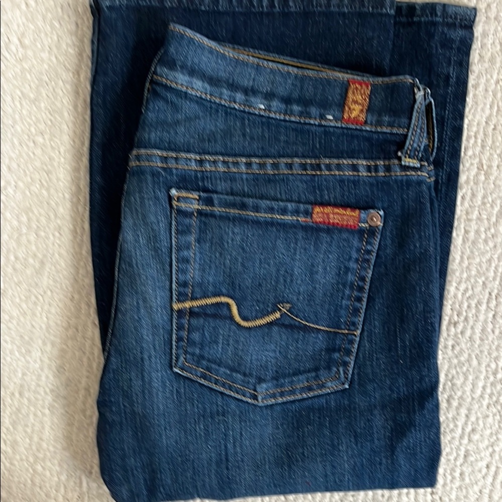 7FOR ALL MANKIND BOOTCUT JEANS 29 UNWORN.